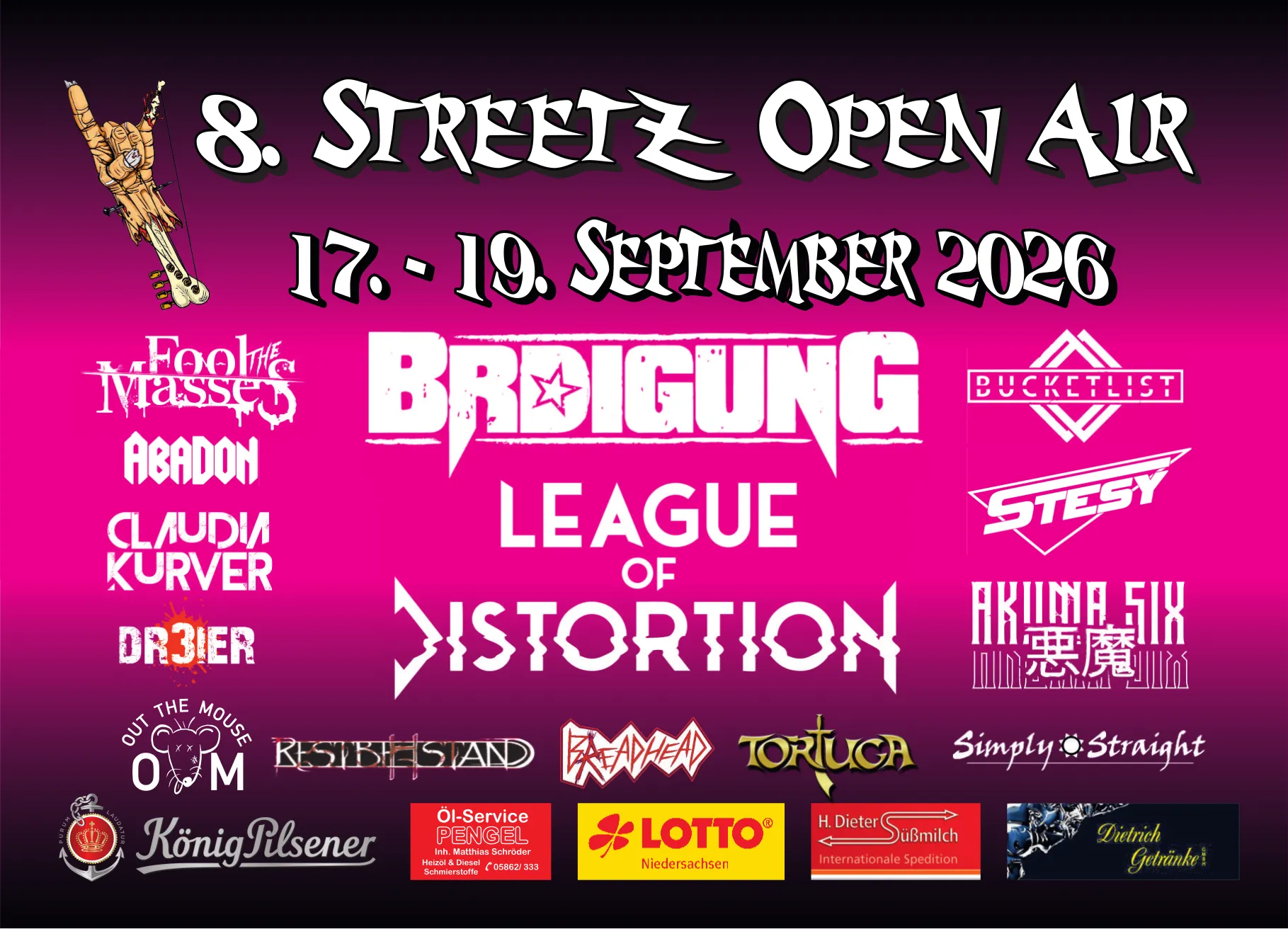 Flyer vom Streetz Open Air 2026
